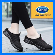 Scholl รองเท้าผู้หญิง Scholl รองเท้าผ้าใบรองเท้าผู้หญิง Scholl ผ้าใบรองเท้า Scholl Kasut Scholl Loafers Scholl ขนาดใหญ่41 42ครึ่งรองเท้าแตะแบนฤดูร้อนรองเท้าแตะผู้หญิงรองเท้ากีฬาลำลอง-AS2022