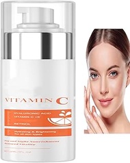 Vitamin C & Vitamin E Face Serum with Hyaluronic Acid & Retinol - Brightening & Anti-Aging Facial Fo