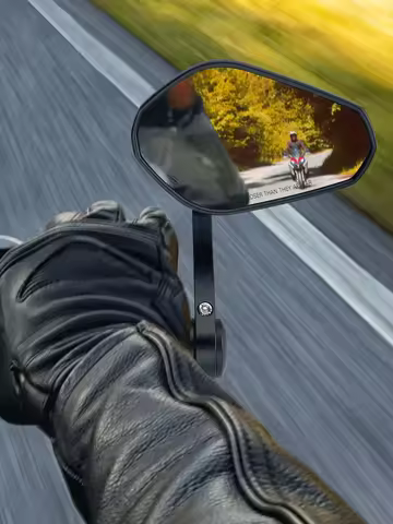 Motorcycle Handlebar Mirror 7/8'' 22mm Bar End Mirror Rearview Mirror For Honda CB1000R CB650 CB500F