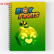 XO Blox Fruits anime spring notebook - 200 pages of paper, a6, a5 size, many designs