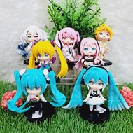 Action Figure Hatsune Miku and Friends Set of 2 pcs Action Figure Megurin Luka Action Figure Agame L
