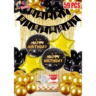59 PCS BALLOONS COMPLETE SET CURTAIN, BANNER , BALLOON FOR BIRTHDAY & PARTY DECORATION/PARTYFAVORPH