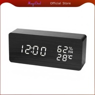 MagiDeal Digital Alarm Clock 9123 Bamboo
