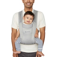 美國 ergobaby - Embrace 環抱二式初生嬰兒背帶柔軟透氣款-灰色