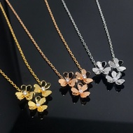 van hot selling fashionable four-leaf clover Frivole necklace cleef