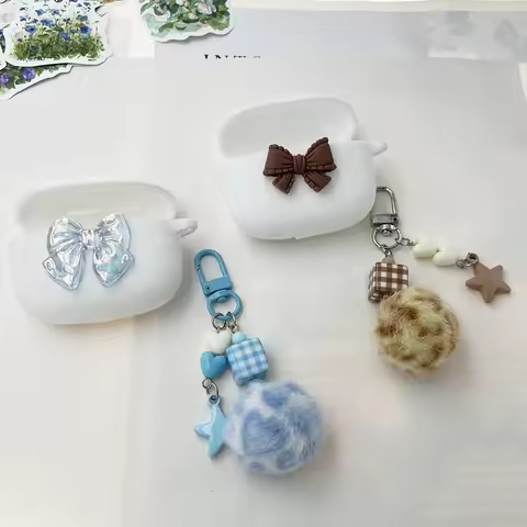 fashion Cover For Haylou X1 Neo / X1 2023/W1 ANC GT7 T19 Case with keychian Silicone earphone cover