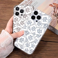 White Mahjong Hair Characters Case Compatible For iPhone 15 14 11 12 13 Pro Max 14 Pro Max 6 6S 7 8 Plus X XR XS MAX SE 2020 12 13