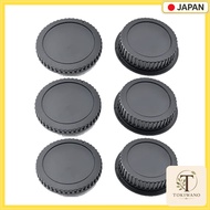 ATAK Canon EOS Series EF/EF-S Mount Compatible EF Caps/EF Lens Rear Caps (3) & EF Body Caps (3) – 6 