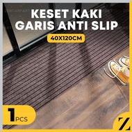 Keset Karpet Salur Garis Lantai Lorong Dapur 40x120 Anti Licin PANJANG