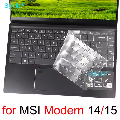 Keyboard Cover for MSI Modern 14 15 13 F13M C12M C7M F1M C13M B12M A10R A10M D13M B12M B4MW Silicone