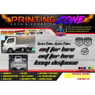 ✖Multicab Standard marking Sticker Decals Set (CAPACITY, NOT FOR HIRE, KEEP DISTANCE)cut-out vinyl