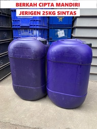 jerigen 25liter sintas Jerigen putih minyak 25 liter  Derigen 25liter  Drigen sintas
