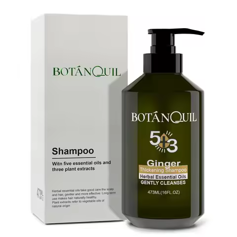 BOTÁNQUIL 473ml Ginger Shampoo for Hair Loss and Thinning Hair for Men and Women Natural Herbal Scen