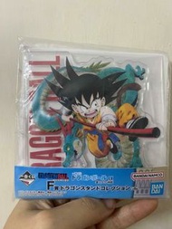 Bandai  一番賞 七龍珠 龍珠 孫悟空與神龍 立牌