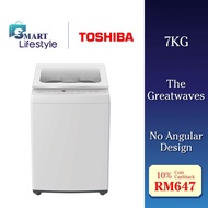 [FREE SHIPPING] Toshiba 7KG Top Load Washing Machine AW-M801AM(WW)