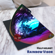 (VISOR) HALF HELMET FOR XDOT G118/ SGV Cruiser 2/KH Cruiser/LTD VTEC Kids /Visor Smoke /Rainbow Kid