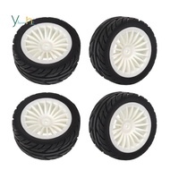 4Pcs Rubber Tires Tyre Wheel for SG1603 SG1604  1603  UD1601 UD1602 UD1603 UD1604 1/16 RC Car Upgrad