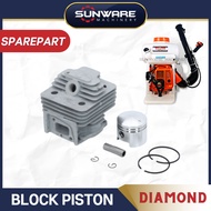 Ogawa SS650 SS650T Diamond SR430 Mist Blower - Block Piston set 40mm (Original Spare Part)