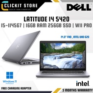 [R] DELL Latitude 5420 Business Laptop - 14'' FHD, Intel i5-1145G7, 16GB RAM 256GB SSD , W11 PRO