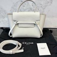 Celine Nano Belt Bag 鯰魚包 白色 手提 肩背 斜背