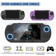 SF3000 Retro Handheld Video Game Console Classic Games Pocket Player with 4.5 Inch IPS Screen 3000mA