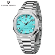 PAGANI DESIGN Original Men Watches Retro Classic Blue Stainless Steel Clock Sapphire Glass Waterproof Luminous Watch For Men PD-1728