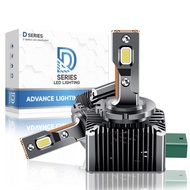 Car LED Double Copper Tube Headlight D1S D2S D3S D4S D5S D8S D2R Super Decoding Laser Headlight