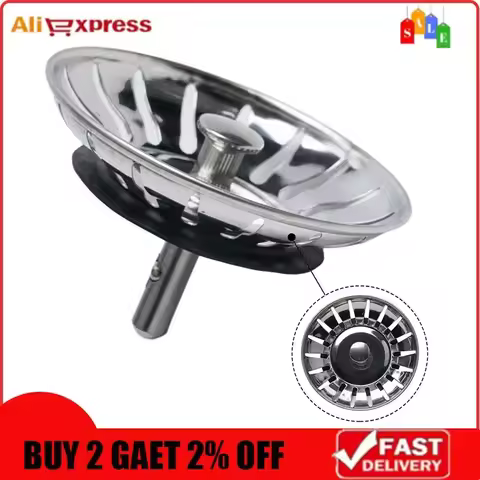 79.3mm Stainless Steel Kitchen Sink Strainer Stopper Waste Plug Sink Filter Bathroom Basin Sink Drai