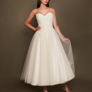 薄紗婚紗，婚紗薄紗，蕾絲A字婚紗