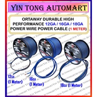 5METERS OR 10METERS ORTAWAY Durable High Performance 12GA/16GA/18GA Speaker Cable