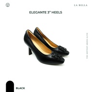 LA BELLA รุ่น ELEGANTE 3" HEELS - BLACK