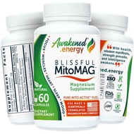 Blissful MitoMag – 300mg Elemental Magnesium Complex: Mg Glycinate, Mg BHB -  Muscles Mood Energy Co