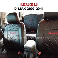 หุ้มเบาะ D-max 2003-2011 VIP (คู่หน้า) วีไอพี หุ้มเบาะรถยนต์ หุ้มเบาะดีแม็ก ตัดตรงรุ่น d-max เก่า (คู่หน้า) เบาะหนัง dmax ดีแมก ตัดเย็บสวย แนบกระชับ เบาะdmax หนังหุ้มเบาะd-max ที่หุ้มเบาะ Dmax ชุดหุ้มเบาะรถIsuzu isuzu อิซูซุ
