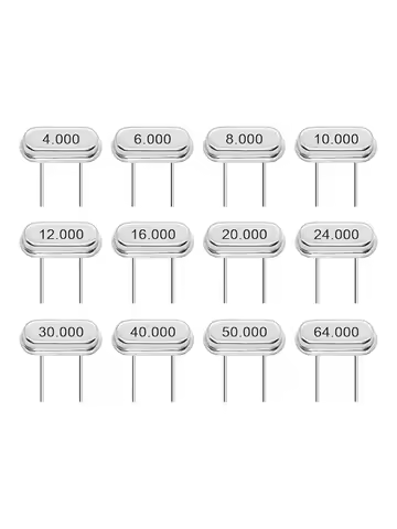 (10PCS) HC-49S 4M 6/8/10/12/16/20/24/25/26/30/32/40/48/50/64MHZ Direct Plug Passive Quartz Crystal R