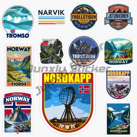 NORWAY BERGEN LYSEVEGEN ROAD TROLLSTIGEN JOTUNHEIMEN GEIRANGER TROMSO NORDKAPP NORWEGIAN NORWAY FJOR