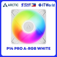 Arctic P14 Pro A-RGB 140mm PWM High Static Pressure 2500RPM White Fan ACFAN00318A itw
