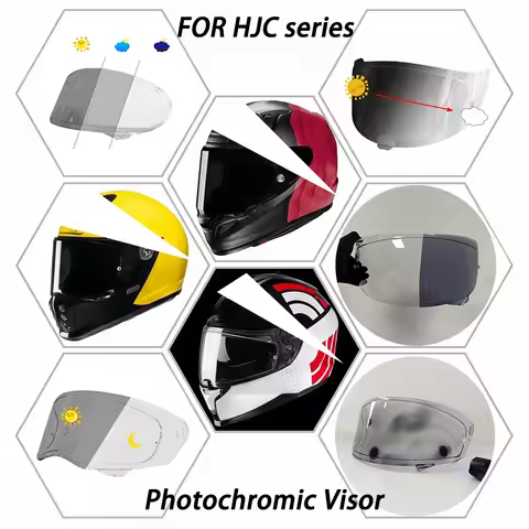 Photochromic Visor For HJC V10 RPHA 11 12 1N C10 C90 C91 I71 F71 I70 I80 Motorcycle Helmet Replaceme