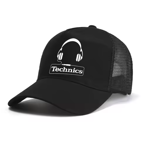 Technics Headphone baseball cap Master DJ Technics hip hop caps fashion Breathable Unisex visor hat 