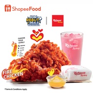 (East Malaysia) Richeese Factory: Combo 2 Fire Chicken (Sales Start: 9 Mar)