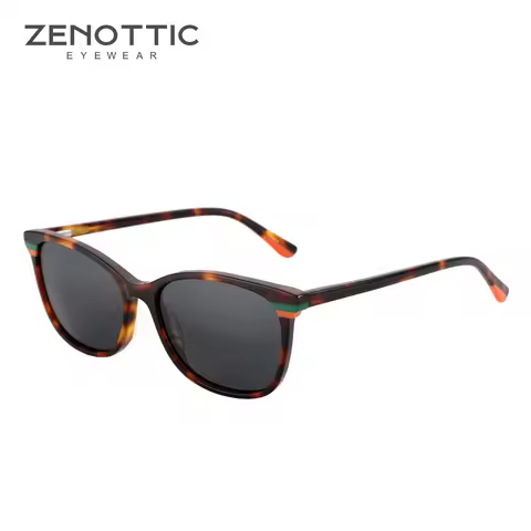 ZENOTTIC Fashion Polarized Sunglasses for Women Trend Shades UV Protection Ladies Acetate Sun Glasse
