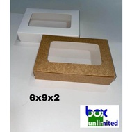 【packing shop] Pastry box 6x9x2 inches (20 pcs)