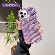 Raimondo Casing Ponsel Transparan Ripple Casing Lunak Silikon Laser Cocok Untuk IPhone 7Plus/8Plus/1