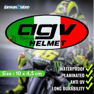 AGV Sticker AGV Helmet Sticker | Cutting Stickers | AGV Logo |Glossy Lamination