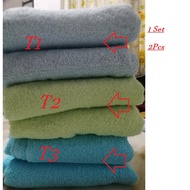 Plain Towel/Tuala 20x40 2Pcs=RM19.90