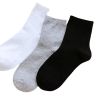 HY-6/Men's Socks Wholesale100Two-Color Mid-Calf Socks Men's and Women's Cotton Lazy Disposable Stall Direct Socks Cross。