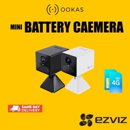 Ezviz CB2 3MP 4G SIM/ CB2 / CB1 Mini Battery Powered Rechargeable Wireless WiFi Full HD 1080P CCTV S
