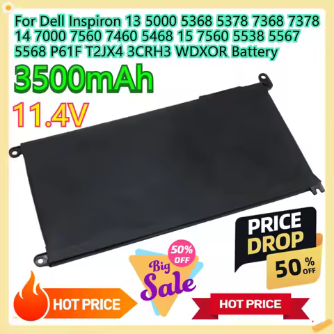 For Dell Inspiron 13 5000 5368 5378 7368 7378 14 7000 7560 7460 5468 15 7560 5538 5567 5568 P61F T2J