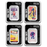 PAMP “Call of Duty” Zombie Perks Mystery Pack 1 ounce coloured 999 Silver Bar