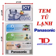 Panasonic Refrigerator Stickers, PANASONIC Refrigerator Decoration Stamp Sample 1 Thuan Dung
