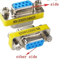 Mini Gender Series Female Female Connector DB 9 Female Female Connector 9pin